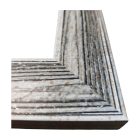 3 cm Égetett fa hatású képkeret fekete-fehér 30*40 cm