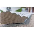 5,5 cm matt fehér-vörös antikolással EGYEDI MÉRETBEN FW55