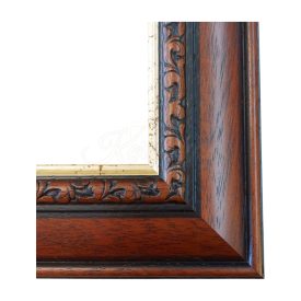 6,2 cm Sötétbarna díszes képkeret 40*50 cm