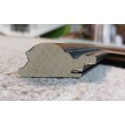 4 cm Dupla csíkos sötétbarna EGYEDI MÉRETBEN DCS40