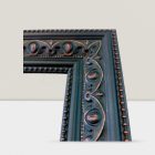 5,5 cm matt fekete-vörös antikolással EGYEDI MÉRETBEN FB55