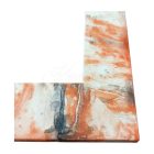 4  cm Márványos-narancssárga képkeret 30*40 cm