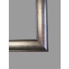 3,4 cm Grafit ezüst képkeret EGYEDI MÉRETBEN A39/38