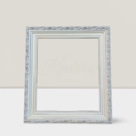 4 cm Díszes vintage fehér 20,8*24,2 cm