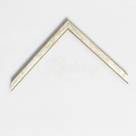 1,4 cm Repedezett ezüst képkeret EGYEDI MÉRETBEN 30/36