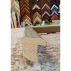 1,4 cm Repedezett ezüst képkeret EGYEDI MÉRETBEN 30/36