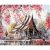 Japán ház kreatív gyémánt kirakó 30x40 cm