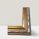 1,7 cm Díszes antikolt arany EGYEDI MÉRETBEN LE15