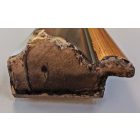 4,2 cm Barna arany szegéllyel képkeret EGYEDI MÉRETBEN LE409
