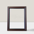 4,5 cm Negatív barna-fekete csíkos képkeret 30*40 cm