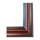 4,5 cm Negatív barna-fekete csíkos képkeret 30*40 cm