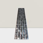3 cm Mozaikos grafit ezüst 22,8*33 cm