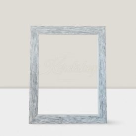 4 cm Fehér-fekete csíkos képkeret 29,8*40 cm