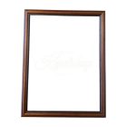 2,4 cm antik barna-fekete csíkos képkeret klasszikus profil EGYEDI MÉRETBEN 44/10
