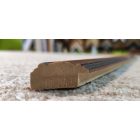 2,4 cm antik barna-fekete csíkos képkeret klasszikus profil EGYEDI MÉRETBEN 44/10